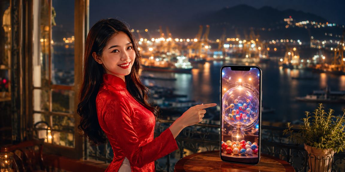 Cảnh người dân Vũng Tàu vui chơi và tham gia xổ số trực tiếp